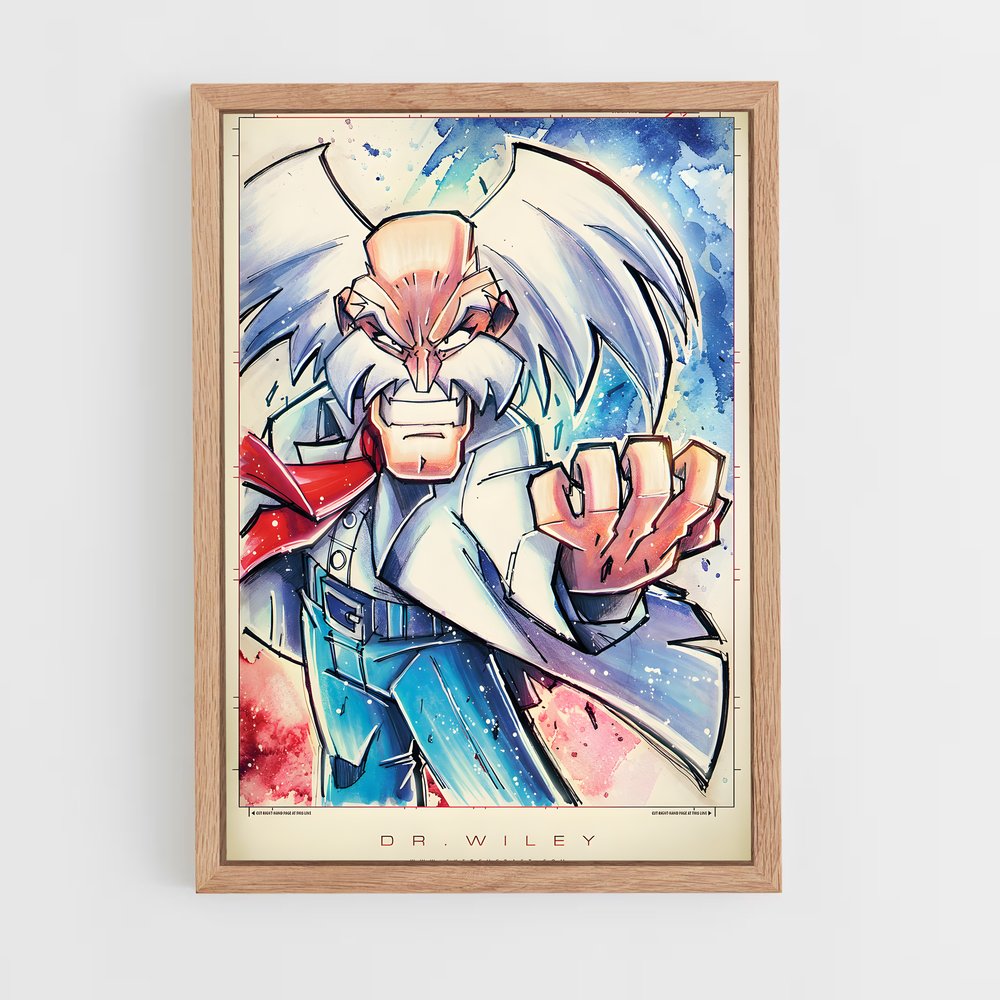 Poster L'Invincible Guerrier – affiche Mega man (vue 4)